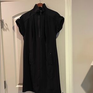 Black Short Sleeve Dress